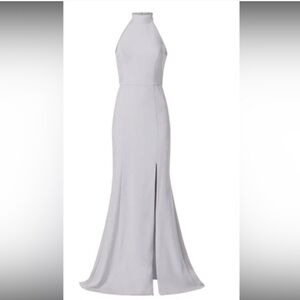 Amsale Cora High Neck Wedding Dress, Size 8